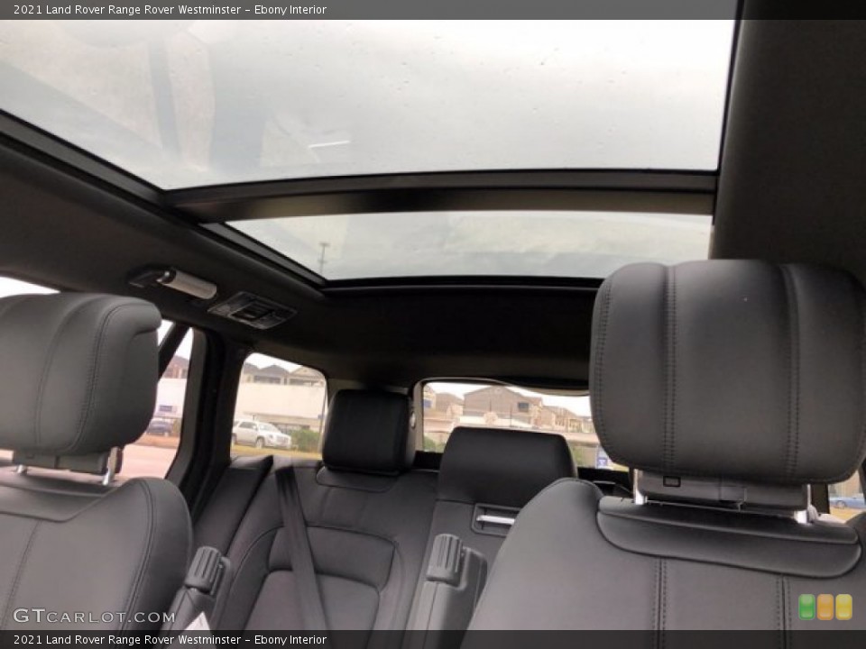 Ebony Interior Sunroof for the 2021 Land Rover Range Rover Westminster #140420850