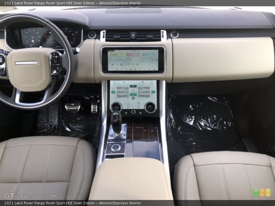 Almond/Espresso Interior Dashboard for the 2021 Land Rover Range Rover Sport HSE Silver Edition #140420877