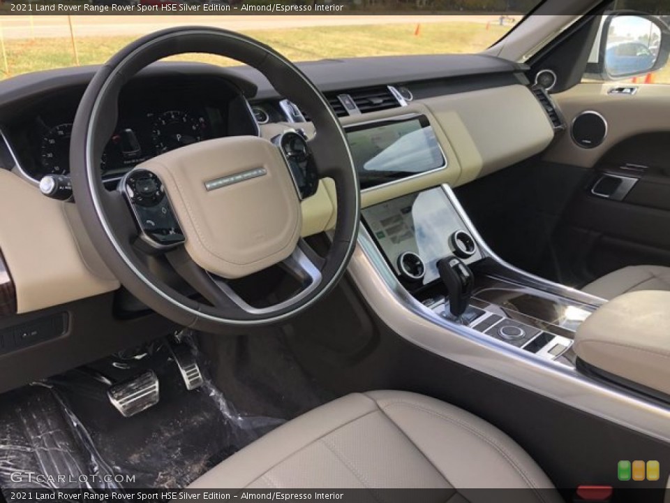 Almond/Espresso Interior Photo for the 2021 Land Rover Range Rover Sport HSE Silver Edition #140421152