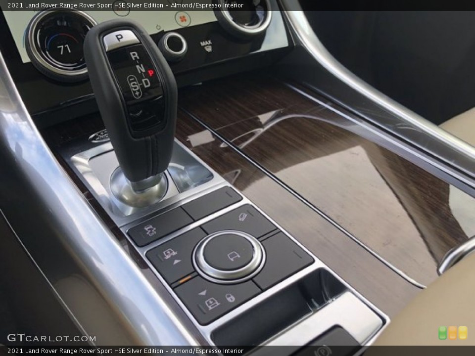 Almond/Espresso Interior Controls for the 2021 Land Rover Range Rover Sport HSE Silver Edition #140421393