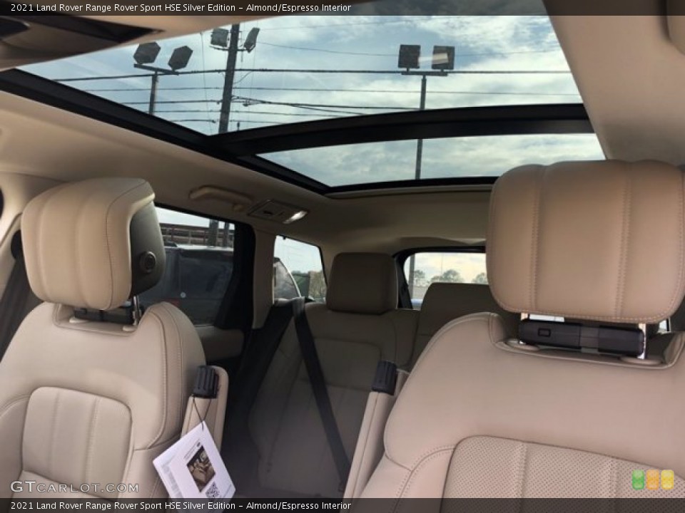Almond/Espresso Interior Sunroof for the 2021 Land Rover Range Rover Sport HSE Silver Edition #140421468