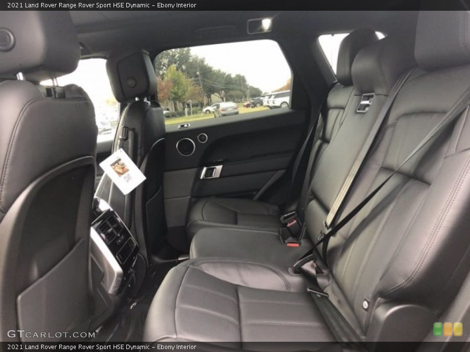Ebony Interior Rear Seat for the 2021 Land Rover Range Rover Sport HSE Dynamic #140421694