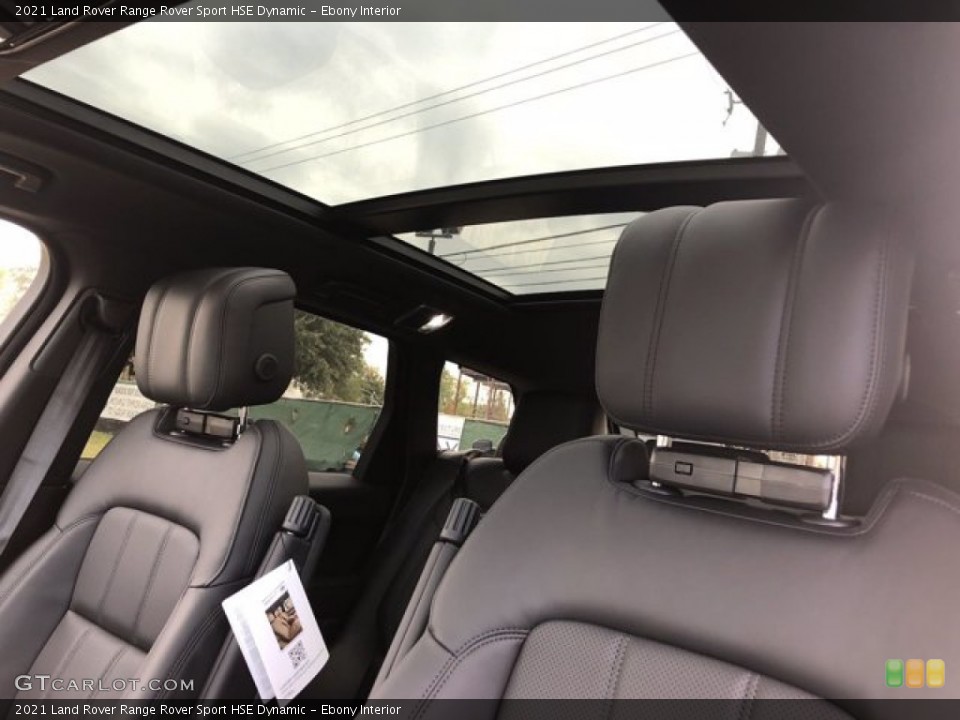 Ebony Interior Sunroof for the 2021 Land Rover Range Rover Sport HSE Dynamic #140422223