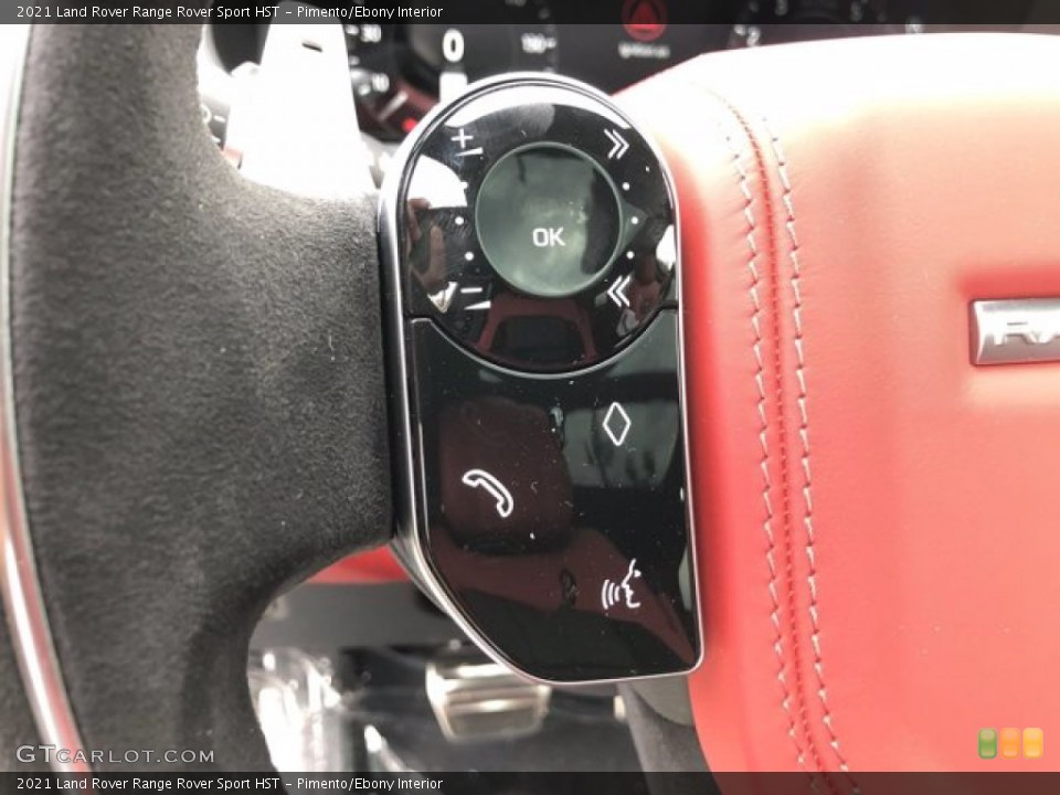 Pimento/Ebony Interior Steering Wheel for the 2021 Land Rover Range Rover Sport HST #140422629