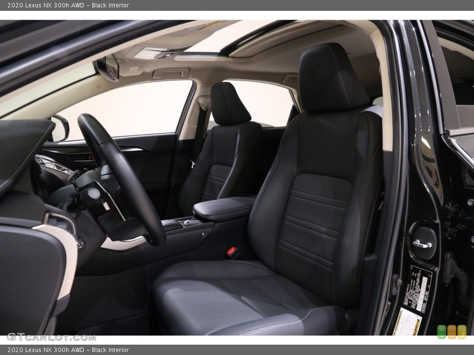 Black Interior Front Seat for the 2020 Lexus NX 300h AWD #140425851