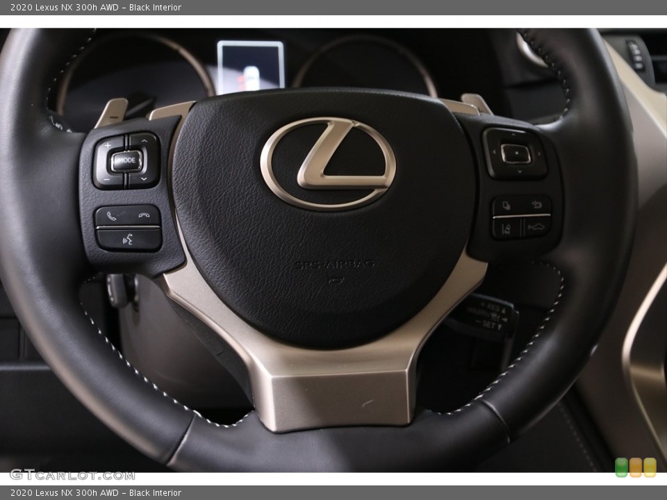 Black Interior Steering Wheel for the 2020 Lexus NX 300h AWD #140425896
