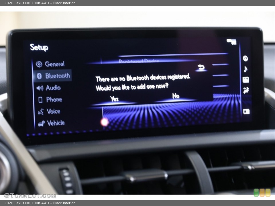 Black Interior Controls for the 2020 Lexus NX 300h AWD #140426064