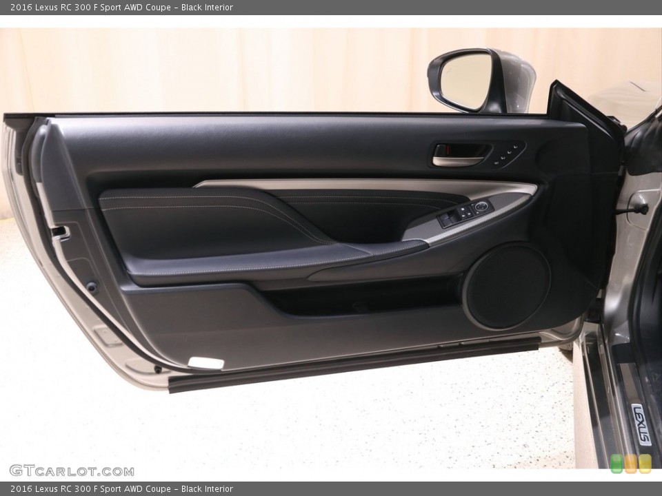 Black Interior Door Panel for the 2016 Lexus RC 300 F Sport AWD Coupe #140426622