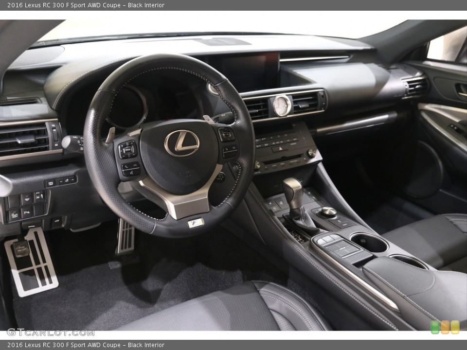 Black Interior Photo for the 2016 Lexus RC 300 F Sport AWD Coupe #140426733