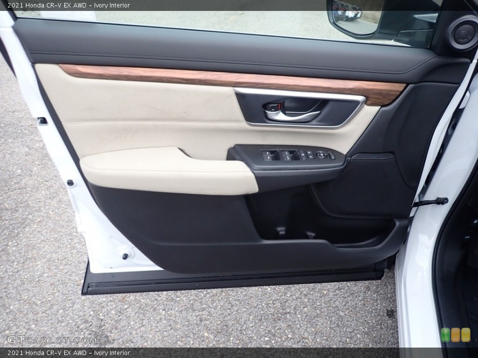 Ivory Interior Door Panel for the 2021 Honda CR-V EX AWD #140427577