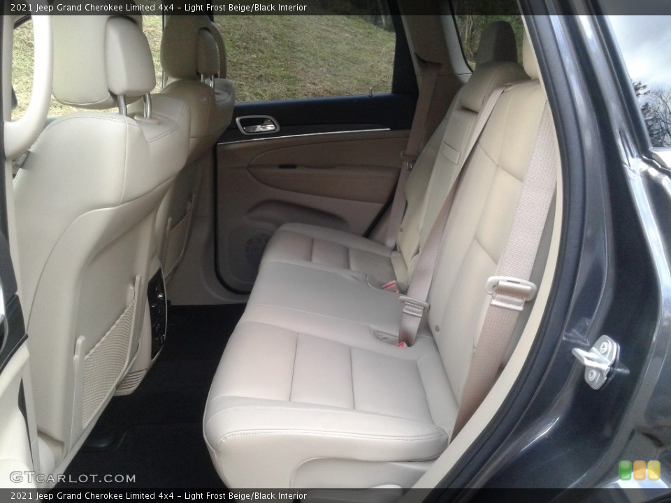 Light Frost Beige/Black Interior Rear Seat for the 2021 Jeep Grand Cherokee Limited 4x4 #140431477