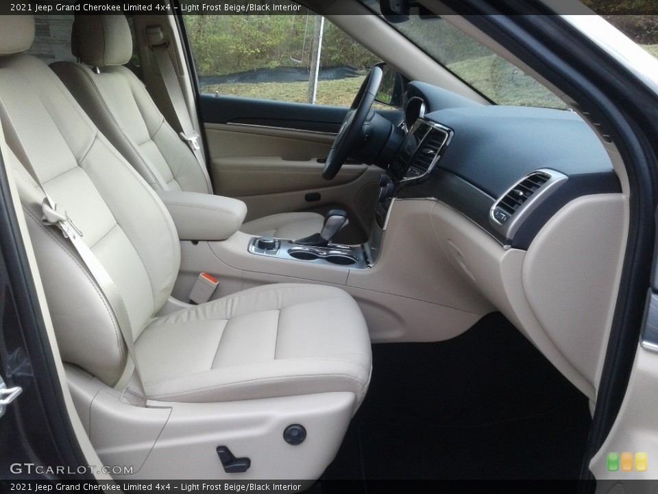 Light Frost Beige/Black Interior Photo for the 2021 Jeep Grand Cherokee Limited 4x4 #140431585