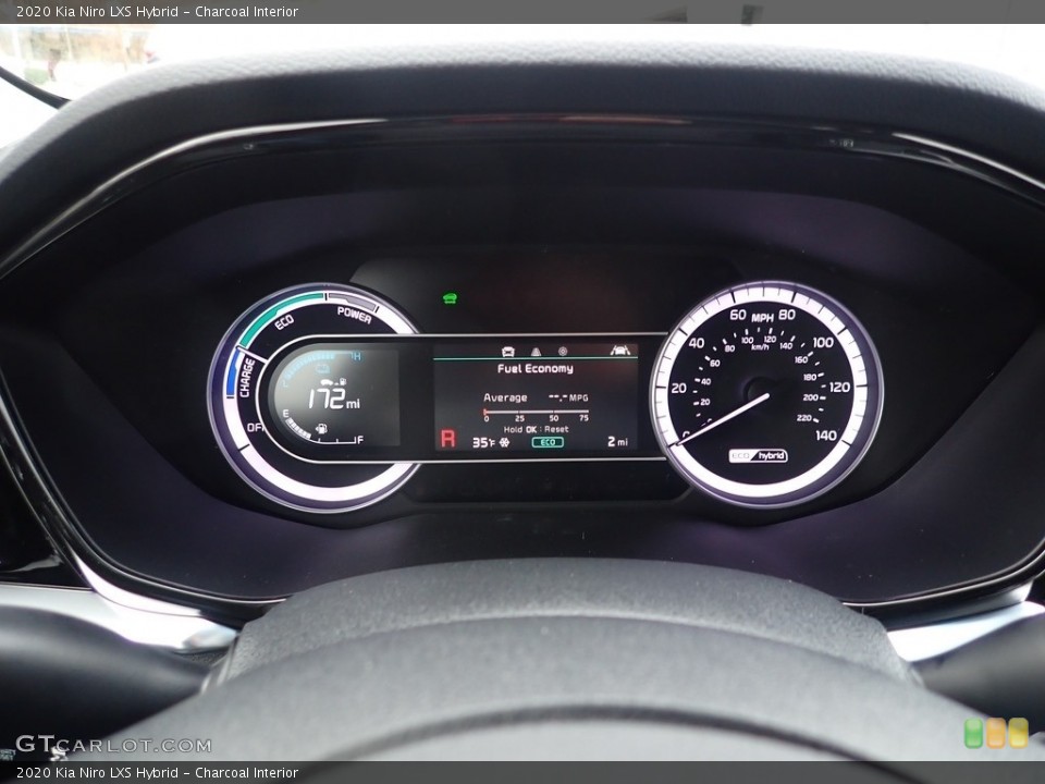 Charcoal Interior Gauges for the 2020 Kia Niro LXS Hybrid #140432797