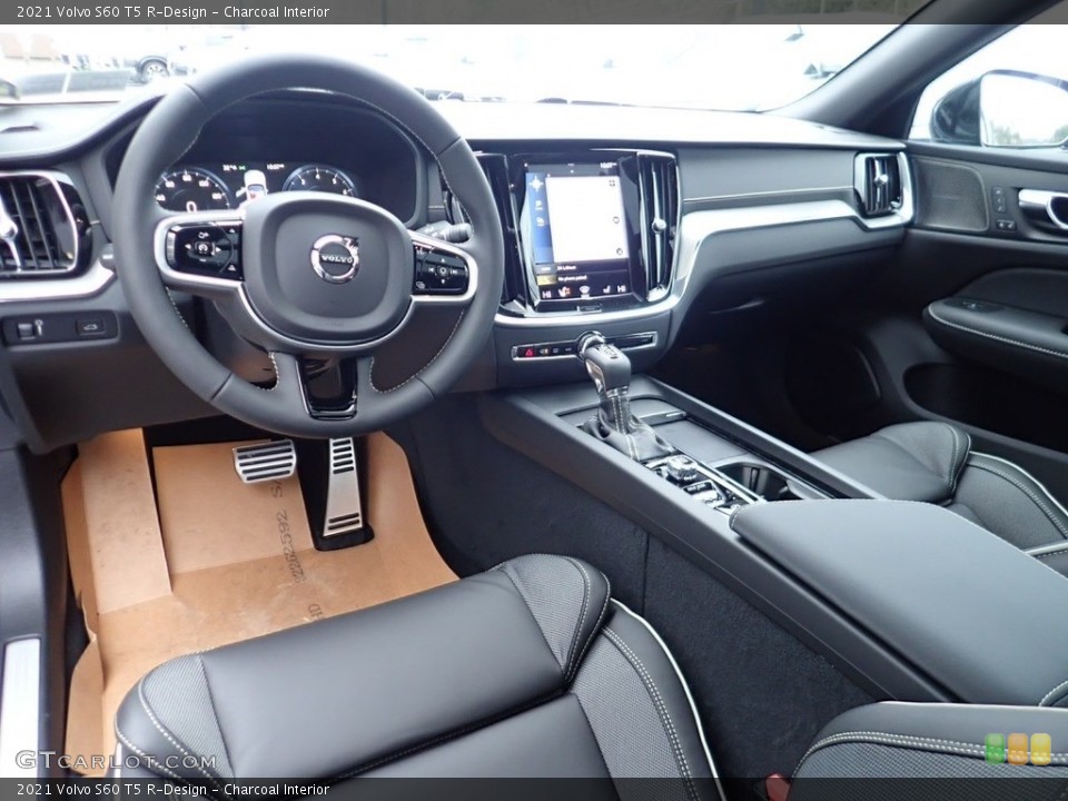 Charcoal Interior Photo for the 2021 Volvo S60 T5 R-Design #140433943