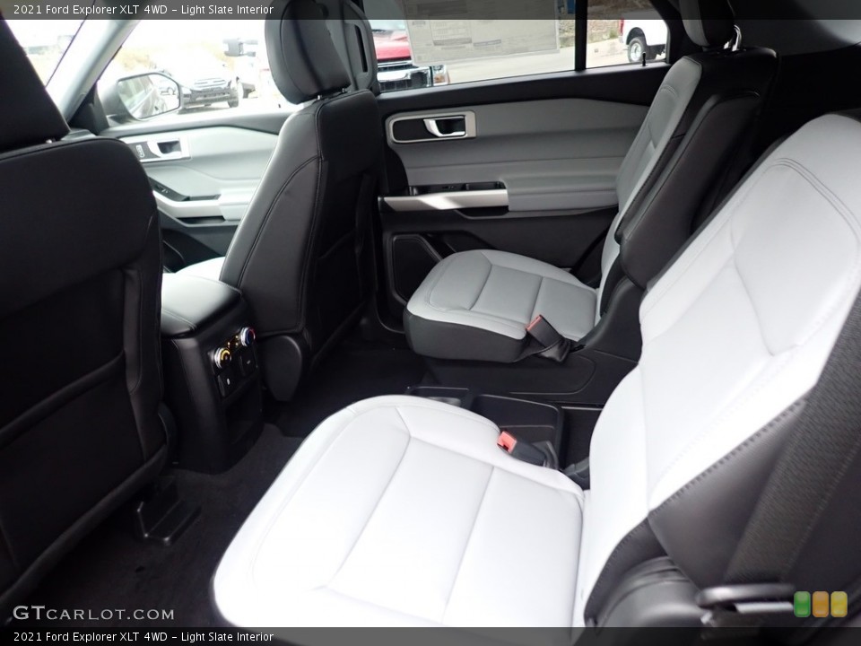 Light Slate Interior Rear Seat for the 2021 Ford Explorer XLT 4WD #140436724