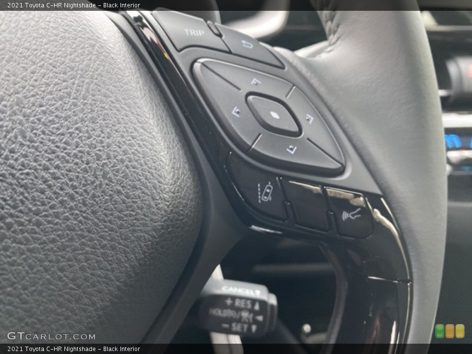 Black Interior Steering Wheel for the 2021 Toyota C-HR Nightshade #140438123