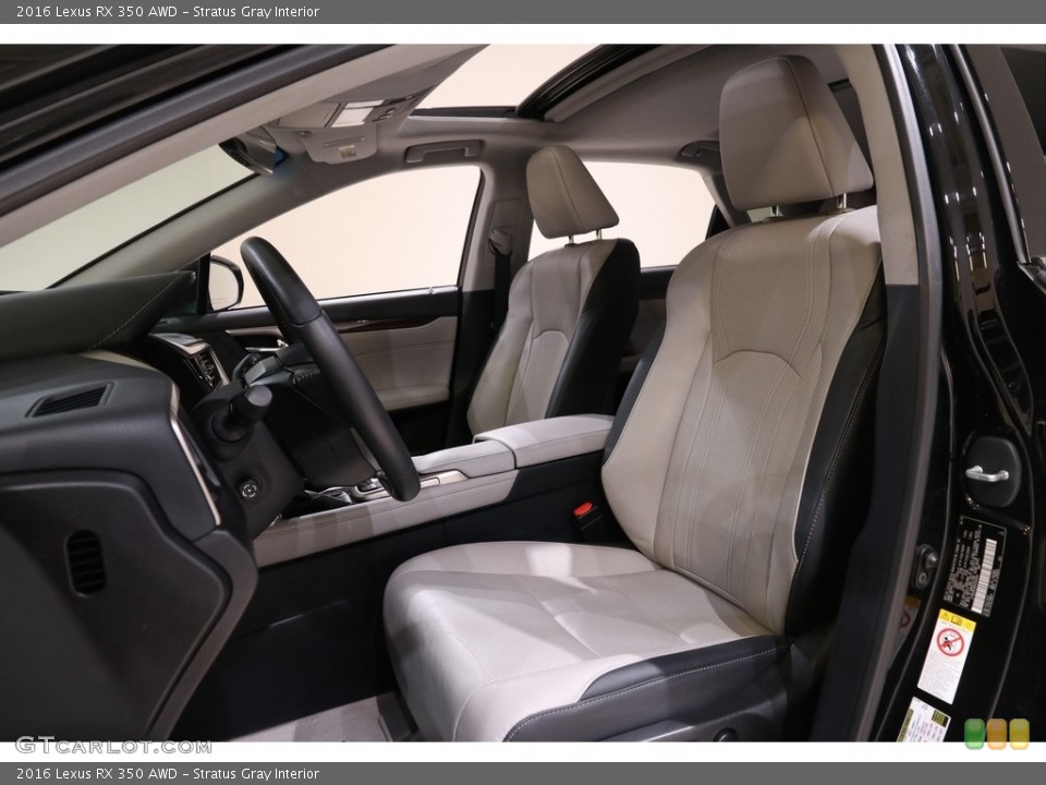 Stratus Gray Interior Front Seat for the 2016 Lexus RX 350 AWD #140439764