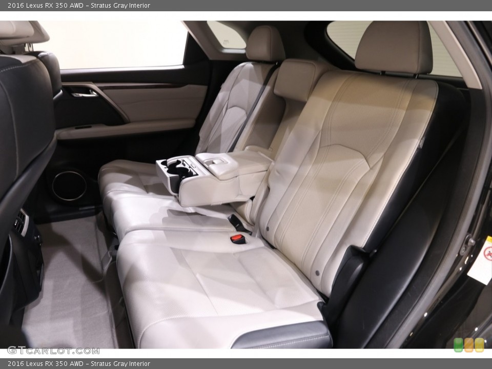 Stratus Gray Interior Rear Seat for the 2016 Lexus RX 350 AWD #140440319