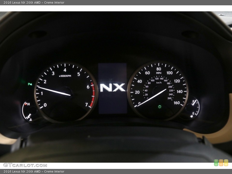 Creme Interior Gauges for the 2016 Lexus NX 200t AWD #140440649