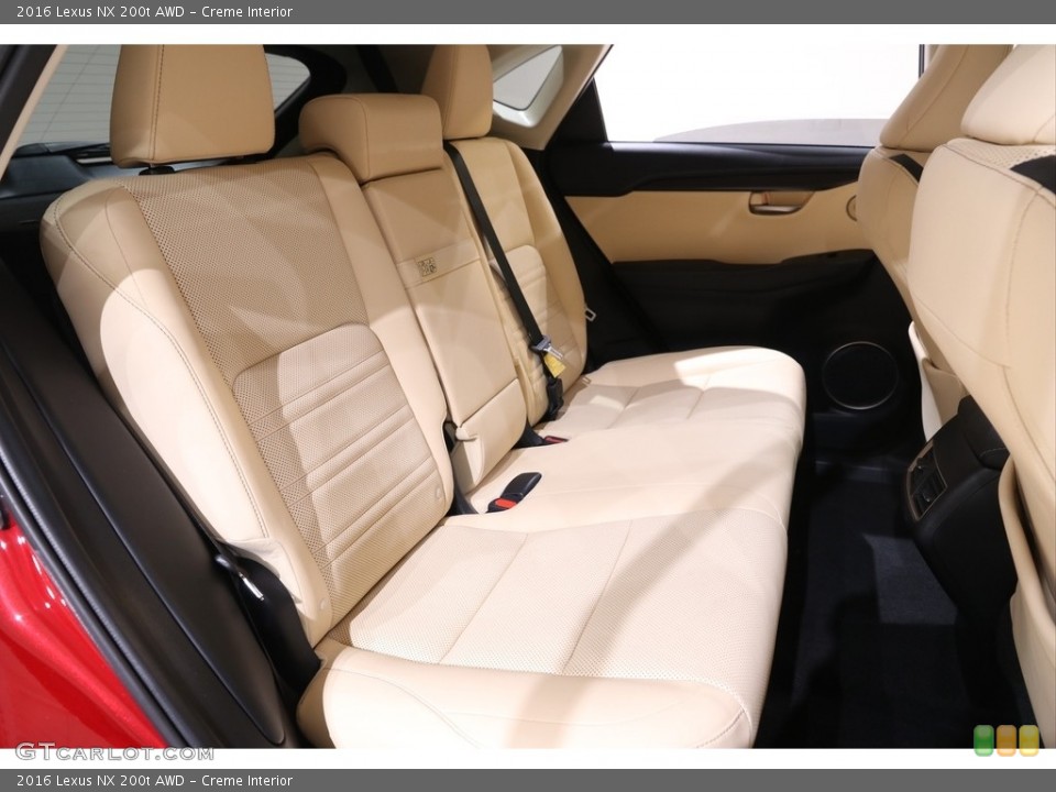 Creme Interior Rear Seat for the 2016 Lexus NX 200t AWD #140441114