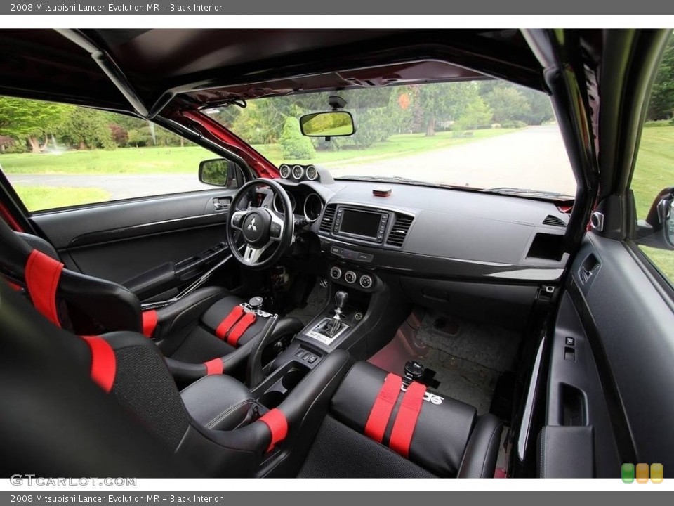Black Interior Front Seat for the 2008 Mitsubishi Lancer Evolution MR #140441642