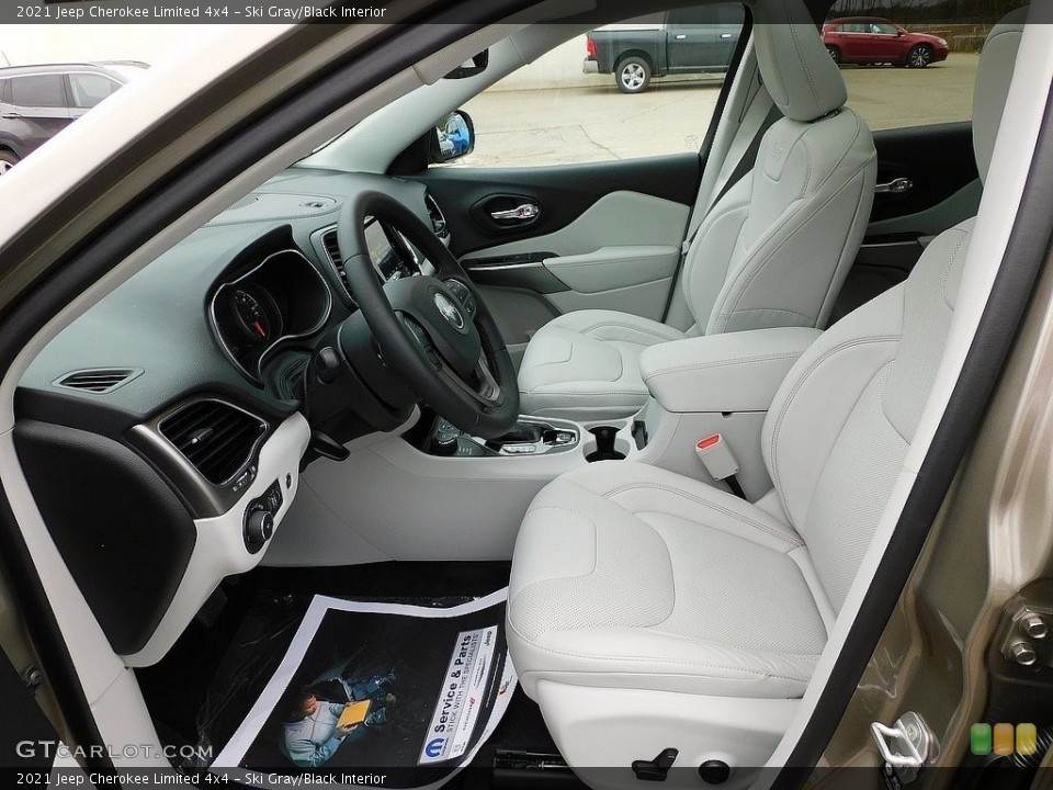Ski Gray/Black Interior Photo for the 2021 Jeep Cherokee Limited 4x4 #140442230