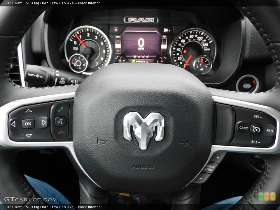Black Interior Gauges for the 2021 Ram 1500 Big Horn Crew Cab 4x4 #140444852