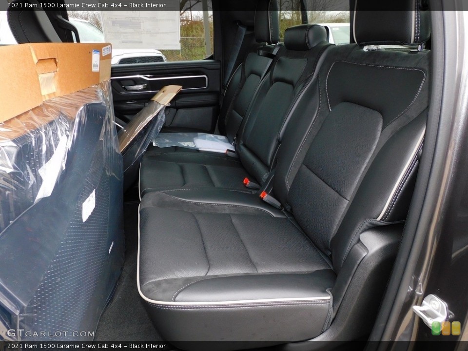 Black Interior Rear Seat for the 2021 Ram 1500 Laramie Crew Cab 4x4 #140445860