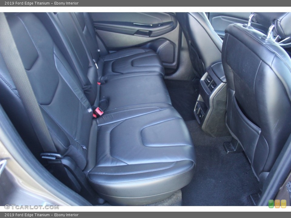 Ebony Interior Rear Seat for the 2019 Ford Edge Titanium #140446730