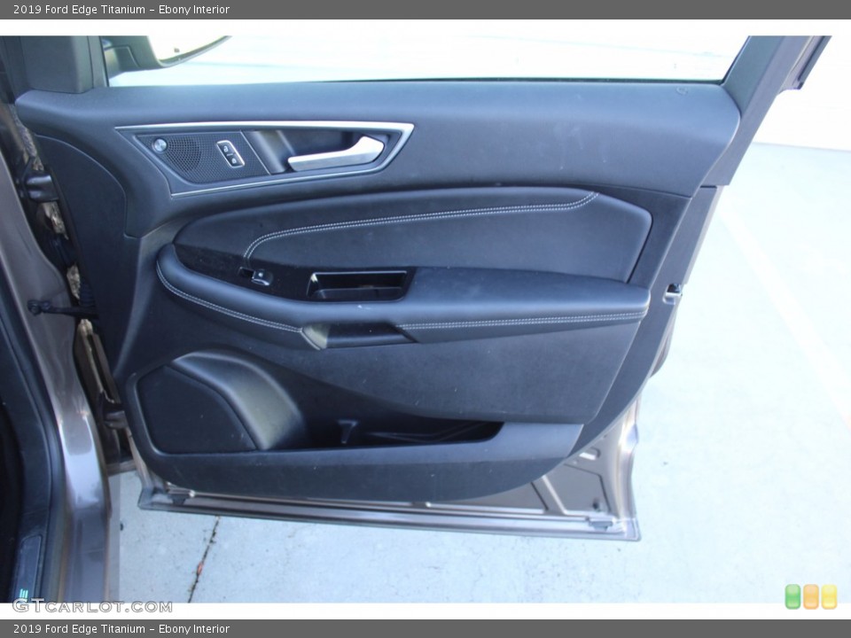 Ebony Interior Door Panel for the 2019 Ford Edge Titanium #140446745