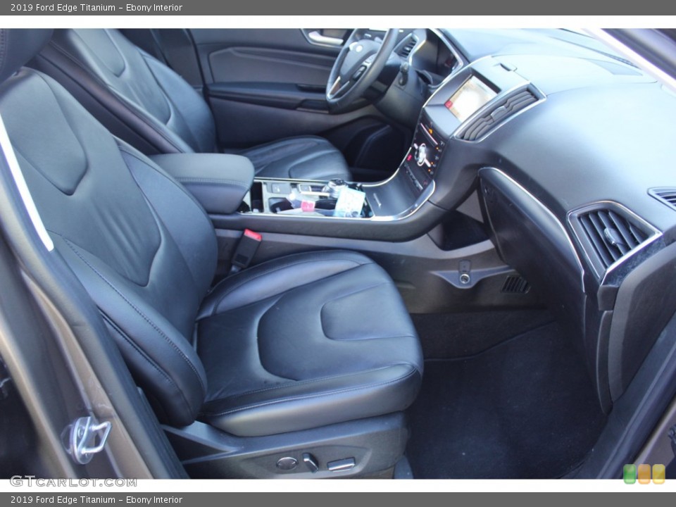 Ebony Interior Front Seat for the 2019 Ford Edge Titanium #140446760