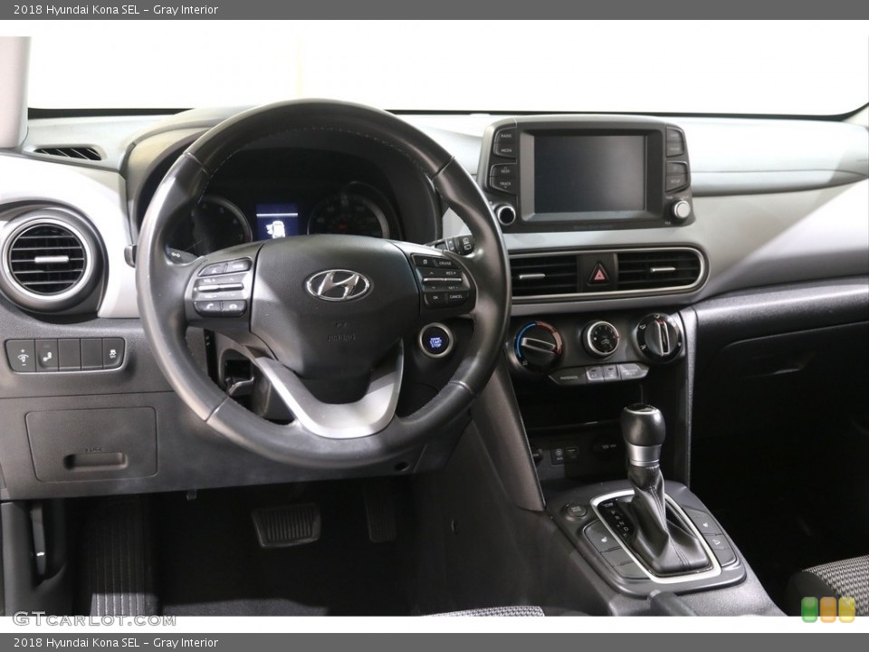Gray Interior Dashboard for the 2018 Hyundai Kona SEL #140447567