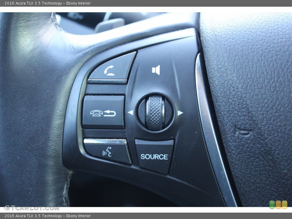 Ebony Interior Controls for the 2016 Acura TLX 3.5 Technology #140448995