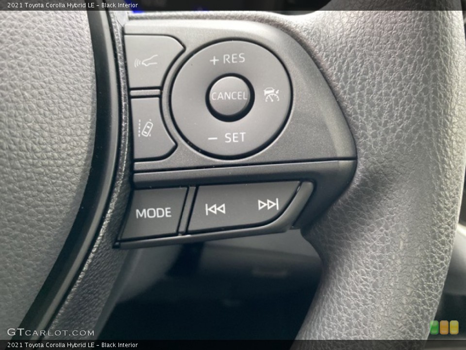 Black Interior Steering Wheel for the 2021 Toyota Corolla Hybrid LE #140449190