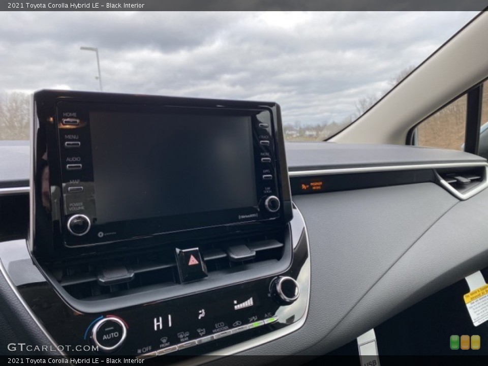 Black Interior Controls for the 2021 Toyota Corolla Hybrid LE #140449205