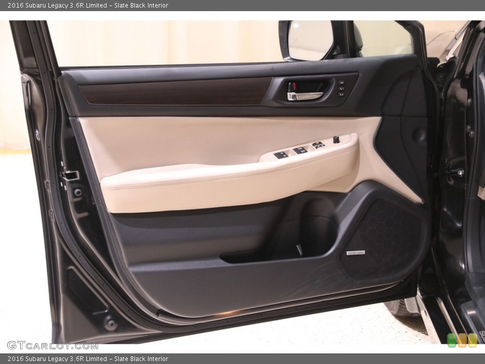Slate Black Interior Door Panel for the 2016 Subaru Legacy 3.6R Limited #140451697