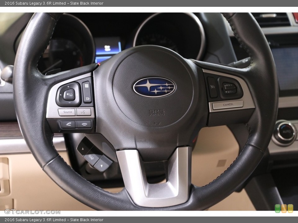 Slate Black Interior Steering Wheel for the 2016 Subaru Legacy 3.6R Limited #140451760