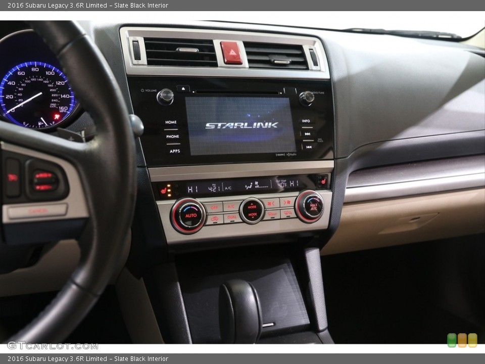 Slate Black Interior Controls for the 2016 Subaru Legacy 3.6R Limited #140451801