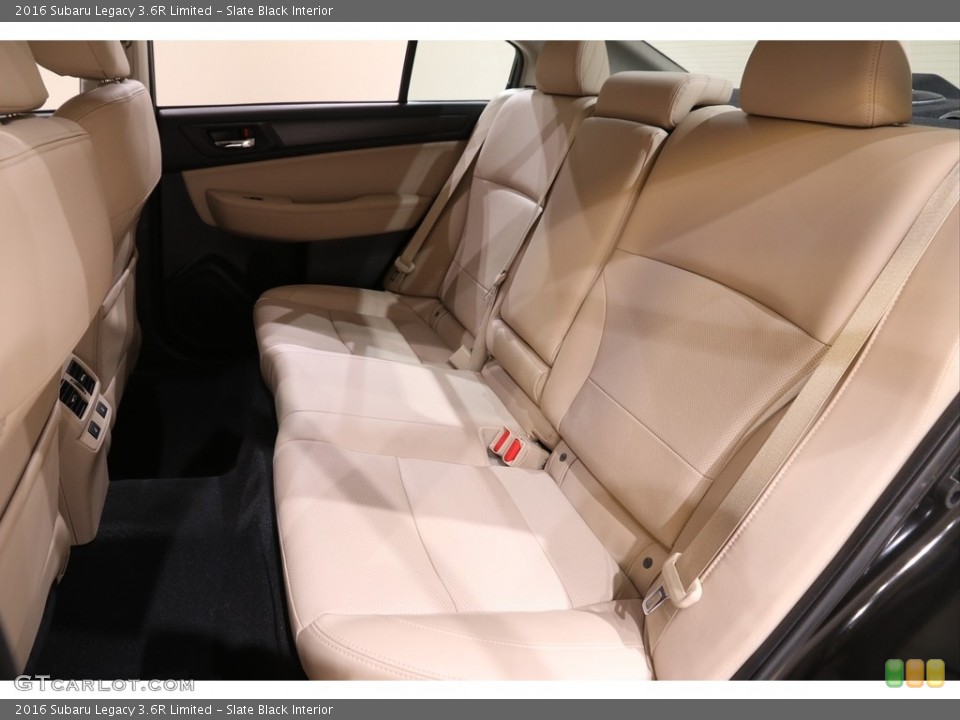 Slate Black Interior Rear Seat for the 2016 Subaru Legacy 3.6R Limited #140451976