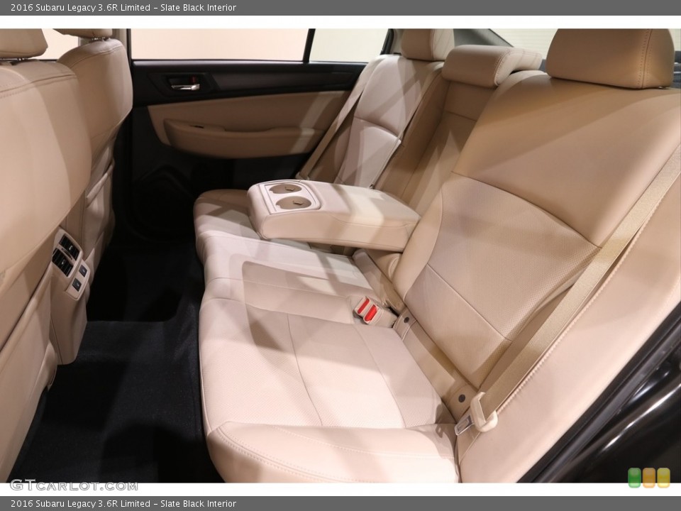 Slate Black Interior Rear Seat for the 2016 Subaru Legacy 3.6R Limited #140451997