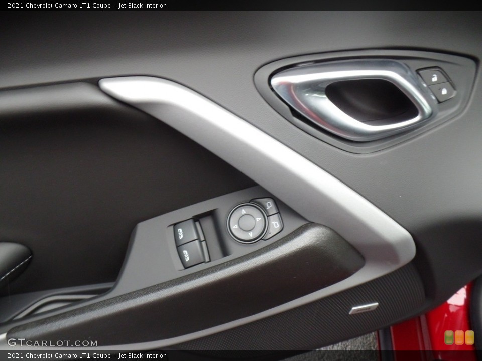 Jet Black Interior Door Panel for the 2021 Chevrolet Camaro LT1 Coupe #140452744