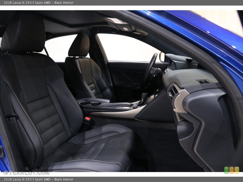 Black Interior Front Seat for the 2018 Lexus IS 350 F Sport AWD #140452759