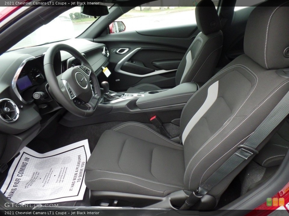 Jet Black Interior Photo for the 2021 Chevrolet Camaro LT1 Coupe #140452795