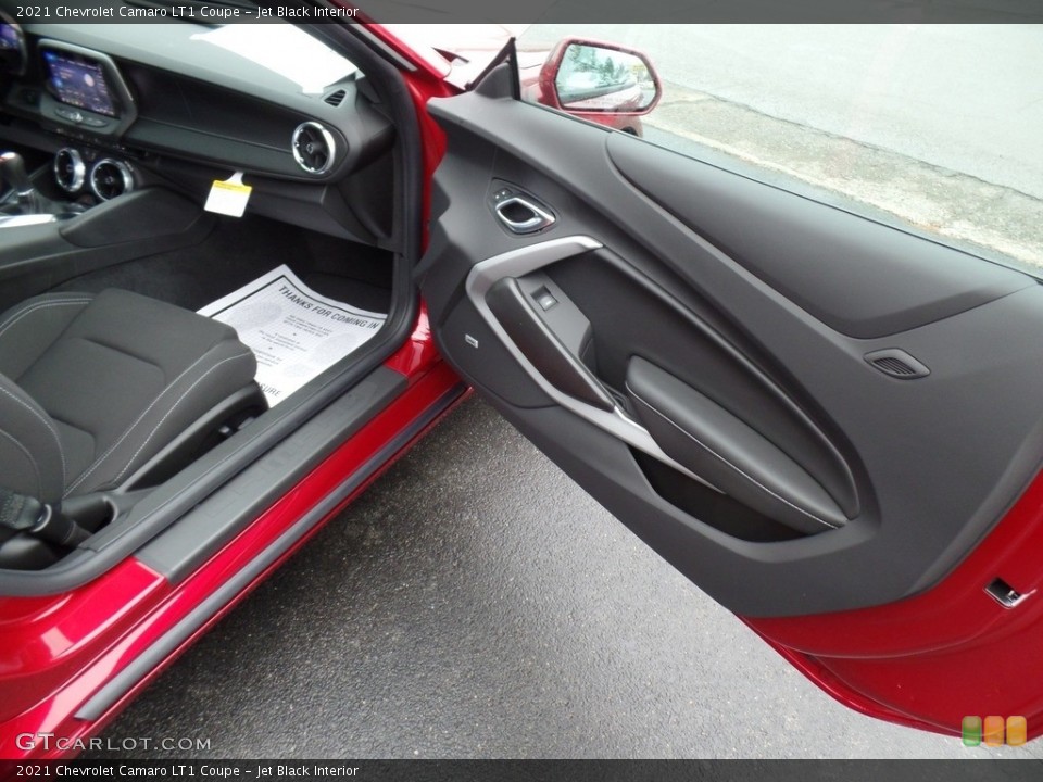Jet Black Interior Door Panel for the 2021 Chevrolet Camaro LT1 Coupe #140453164