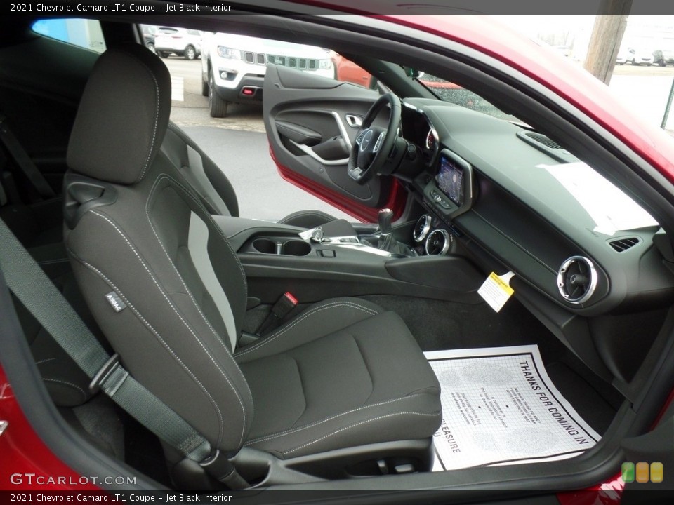 Jet Black Interior Front Seat for the 2021 Chevrolet Camaro LT1 Coupe #140453188