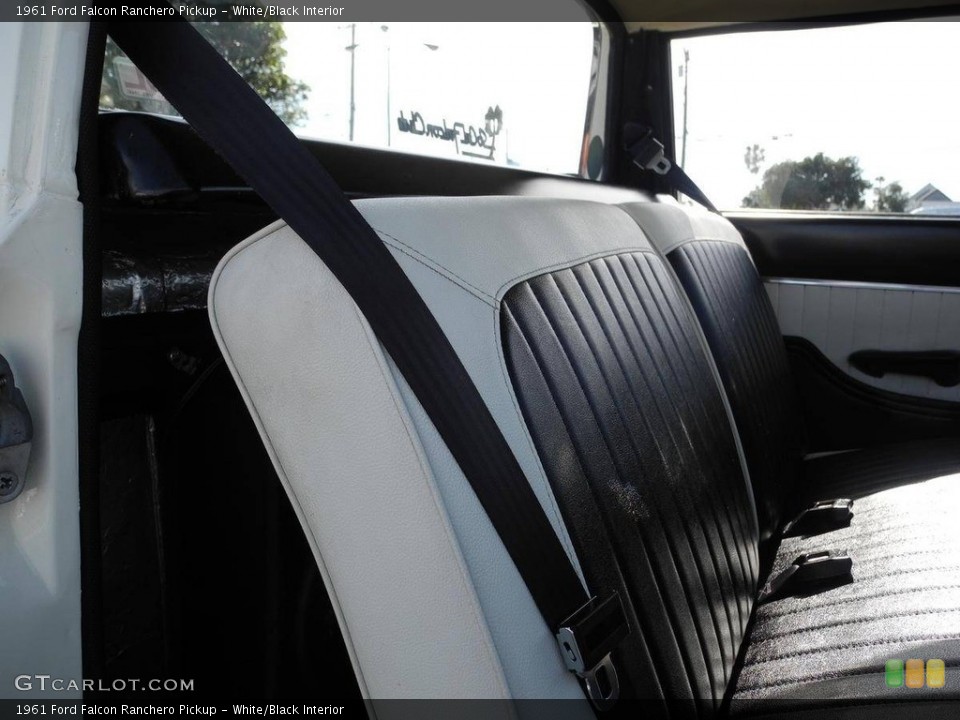 White/Black 1961 Ford Falcon Interiors