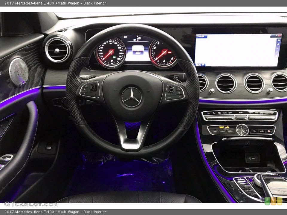 Black Interior Dashboard for the 2017 Mercedes-Benz E 400 4Matic Wagon #140455507