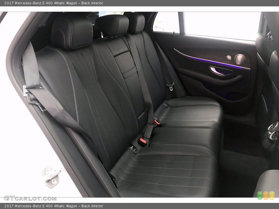 Black Interior Rear Seat for the 2017 Mercedes-Benz E 400 4Matic Wagon #140455927