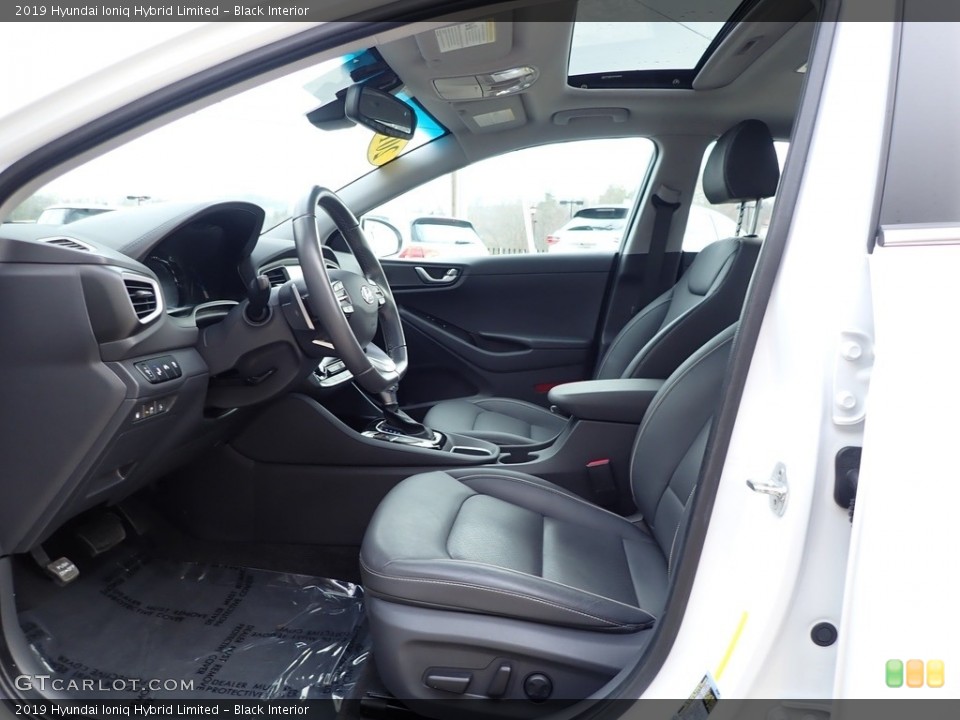Black Interior Photo for the 2019 Hyundai Ioniq Hybrid Limited #140461042