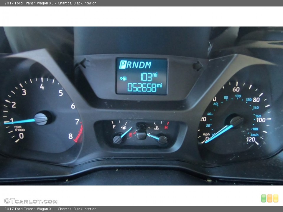 Charcoal Black Interior Gauges for the 2017 Ford Transit Wagon XL #140462830
